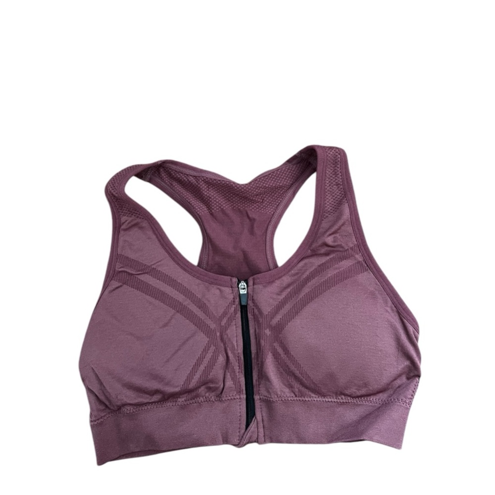 ◻️SHADOW SPORT: Women’s size M, mauve sports bra w/front zipper, never worn◻️